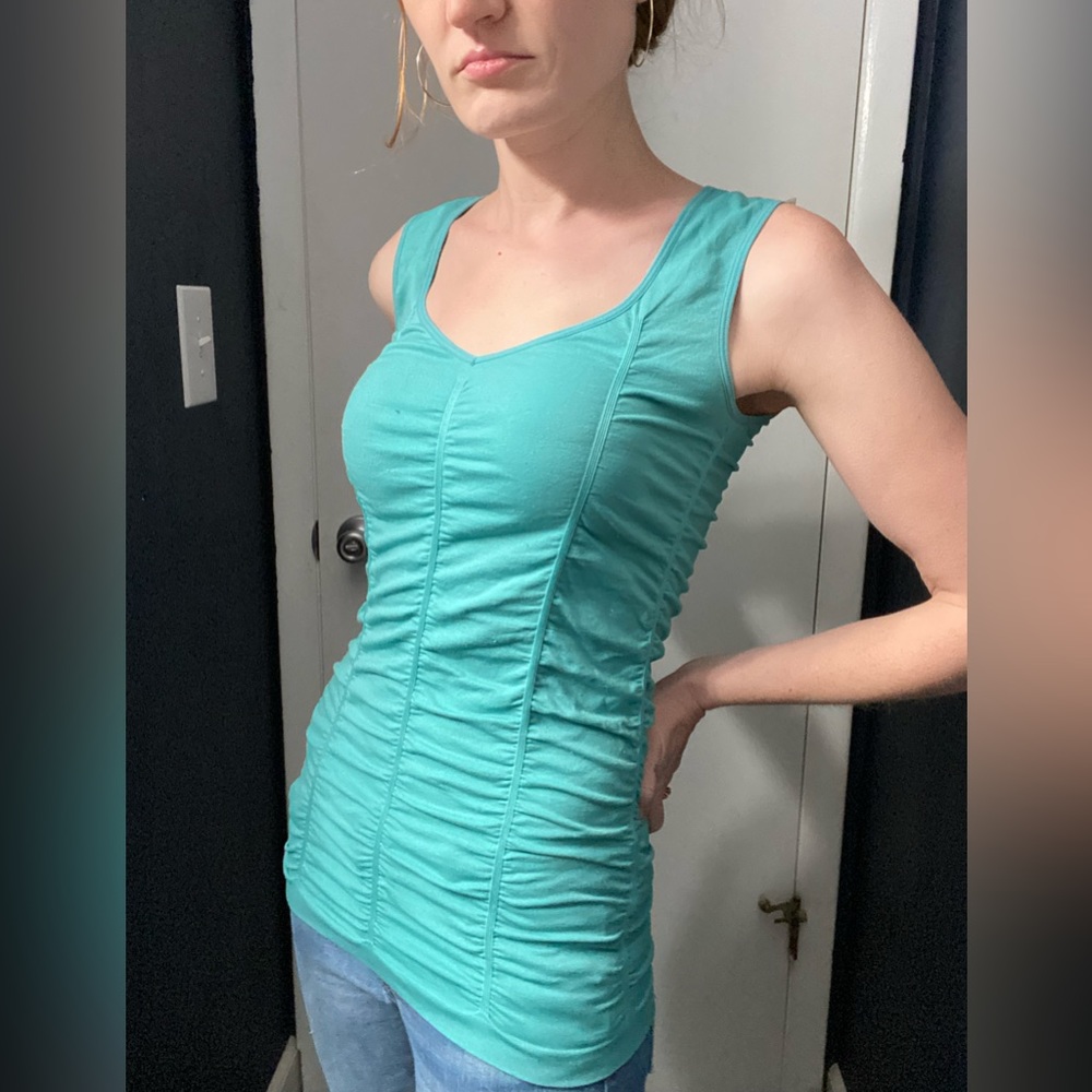 Flattering Ruched Top Tank